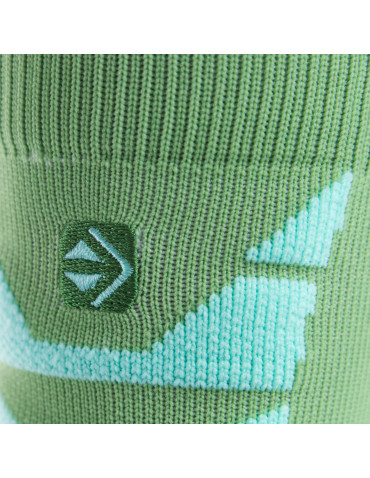 Skarpetki długie - Skarpetki sportowe bezszwowe unisex sport line ZIELONY - produkt 2