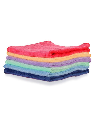 Kategorie produktów - Miękkie ścierki z mikrofibry 30 x 30 cm 6-pak WIELOKOLOROWY - produkt 1