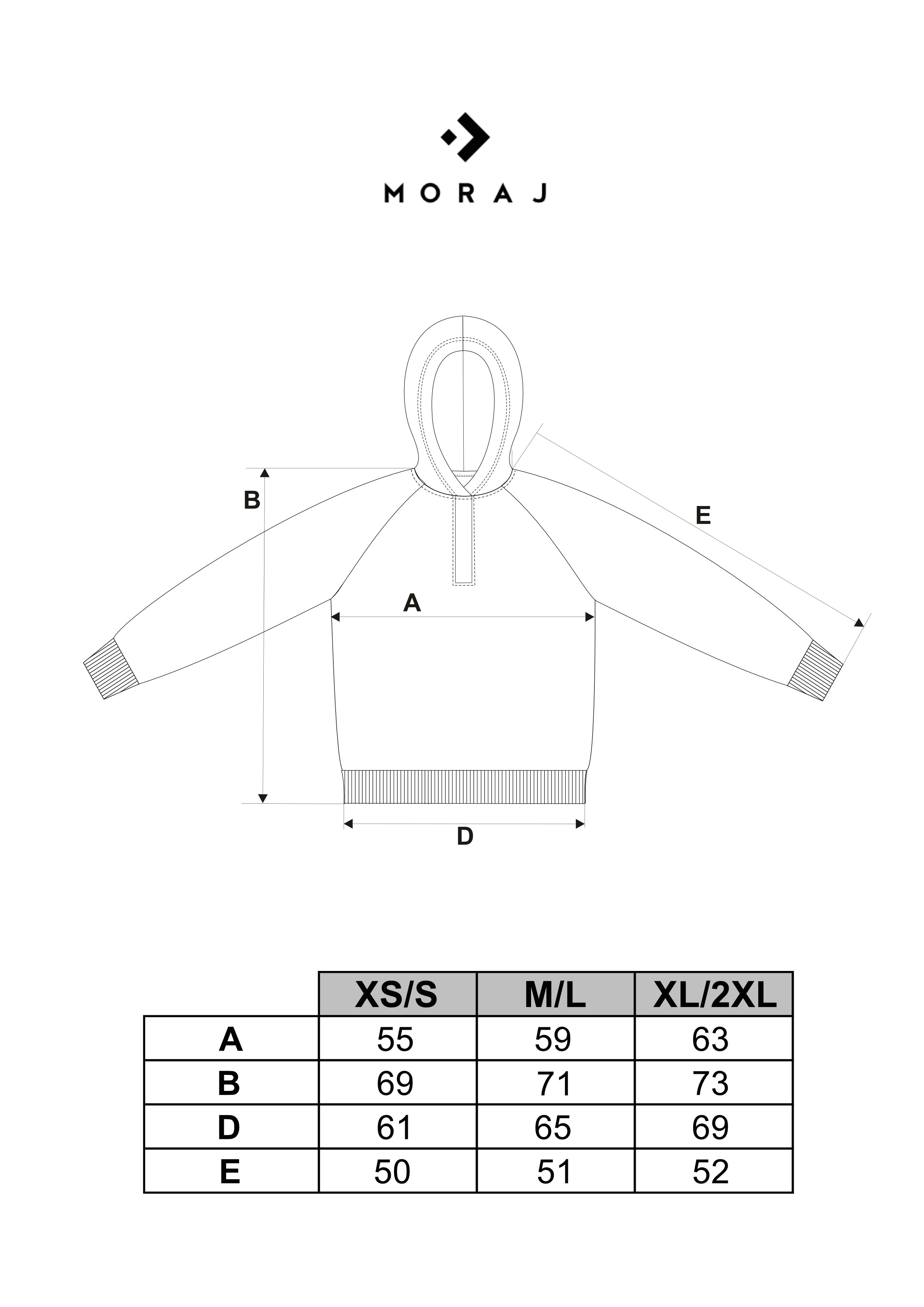 Damska bluza oversize z kapturem i dekoltem w serek