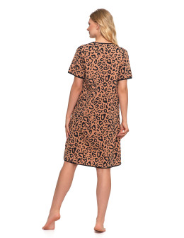 Damska koszula nocna z krótim rękawem motyw zwierzęcy  - produkt 2