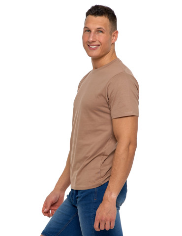 Koszulki, topy, koszule - Koszulka męska bawełniana T-shirt CIEMNY SZARY - produkt 50