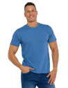 Koszulka męska bawełniana T-shirt JASNY NIEBIESKI 