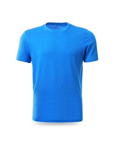 Koszulki, topy, koszule - Koszulka męska bawełniana T-shirt JASNY NIEBIESKI - produkt 2