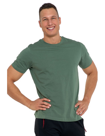 Koszulki, topy, koszule - Koszulka męska bawełniana T-shirt CIEMNY SZARY - produkt 64