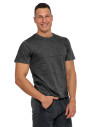 Koszulka męska bawełniana T-shirt CIEMNY SZARY