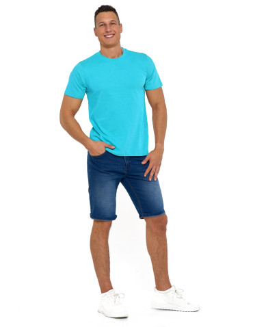 Koszulki, topy, koszule - Koszulka męska bawełniana T-shirt CIEMNY SZARY - produkt 83