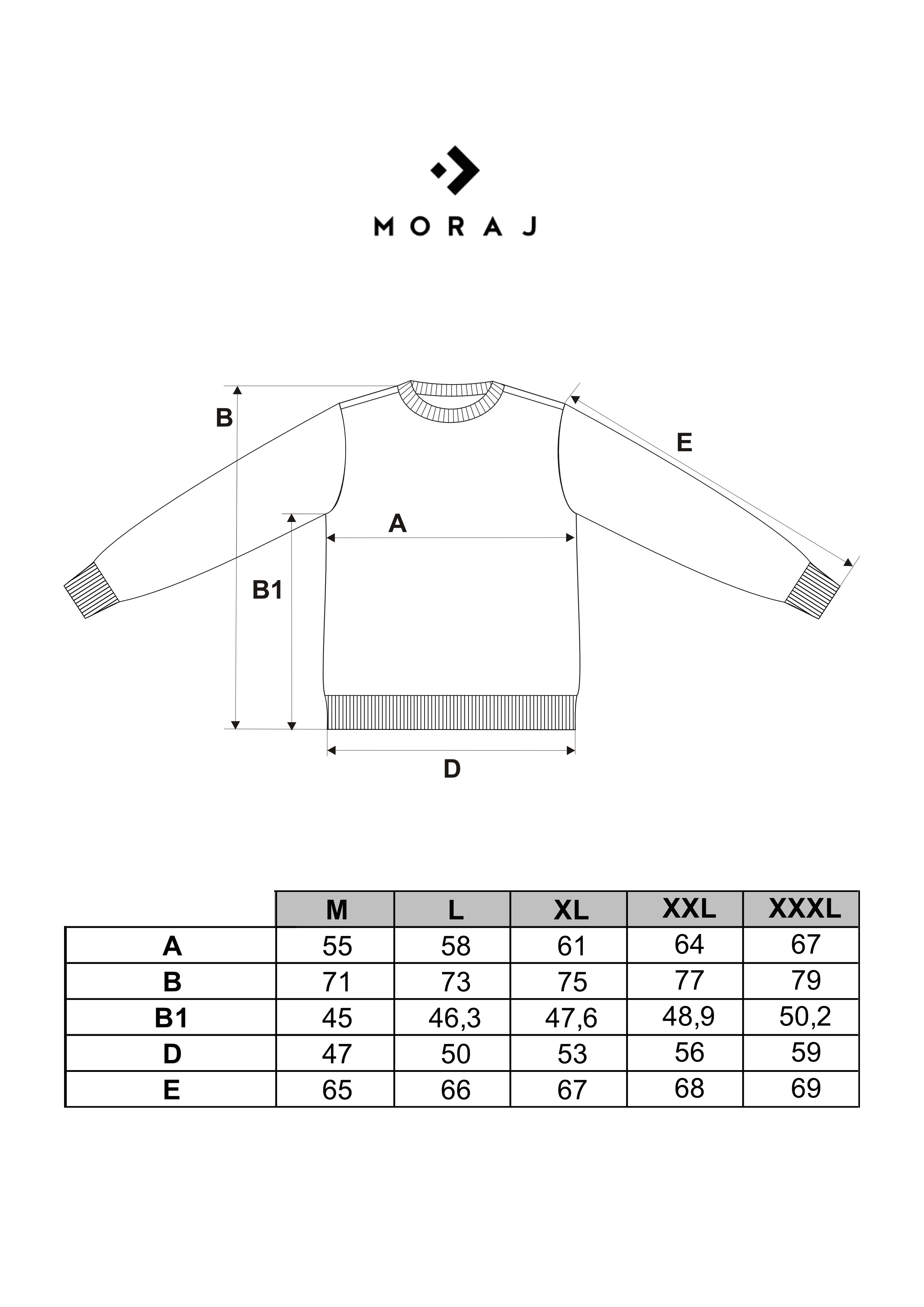 Męska bluza bez kaptura z minimalistycznym nadrukiem