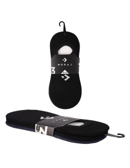 Męskie skarpetki niskie stopki z silikonową zapiętką 3-pak  - produkt 2