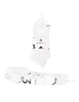 Damskie skarpetki białe za kostkę ze ściągaczami 3-pak  - produkt 2