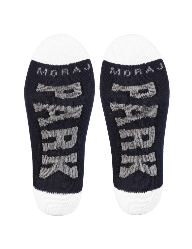 Za kostkę - Skarpetki chłopięce z motywem liter i pasków 3-pak WIELOKOLOROWY - produkt moraj.pl 2