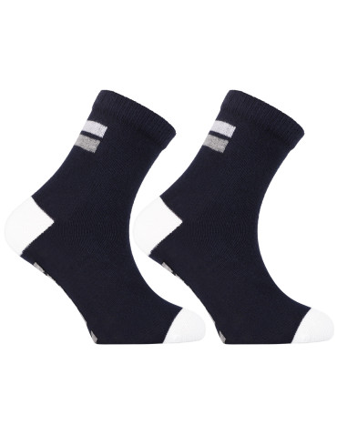 Za kostkę - Skarpetki chłopięce z motywem liter i pasków 3-pak WIELOKOLOROWY - produkt 3