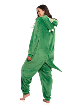 Jednoczęściowy kostium onesie dinozaur z kapturem unisex  - produkt 2
