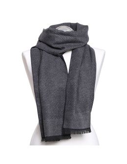 Elegancki męski szal dwustronny na jesień i zimę