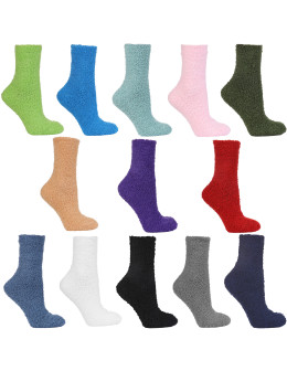 Skarpetki damskie puchate mix kolor 3-pak