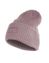 Czapka damska typu beanie z naszywką new york ŻÓŁTY