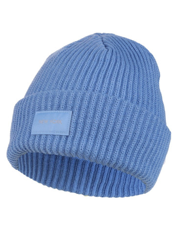 Czapki - Czapka damska typu beanie z naszywką new york NIEBIESKI - produkt 1