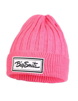 Damska czapka typu beanie z naszywką
