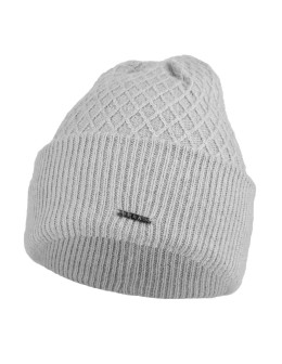 Ciepła damska czapka zimowa z angory dzianinowa