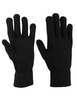 Czarne męskie rękawiczki przejściowe