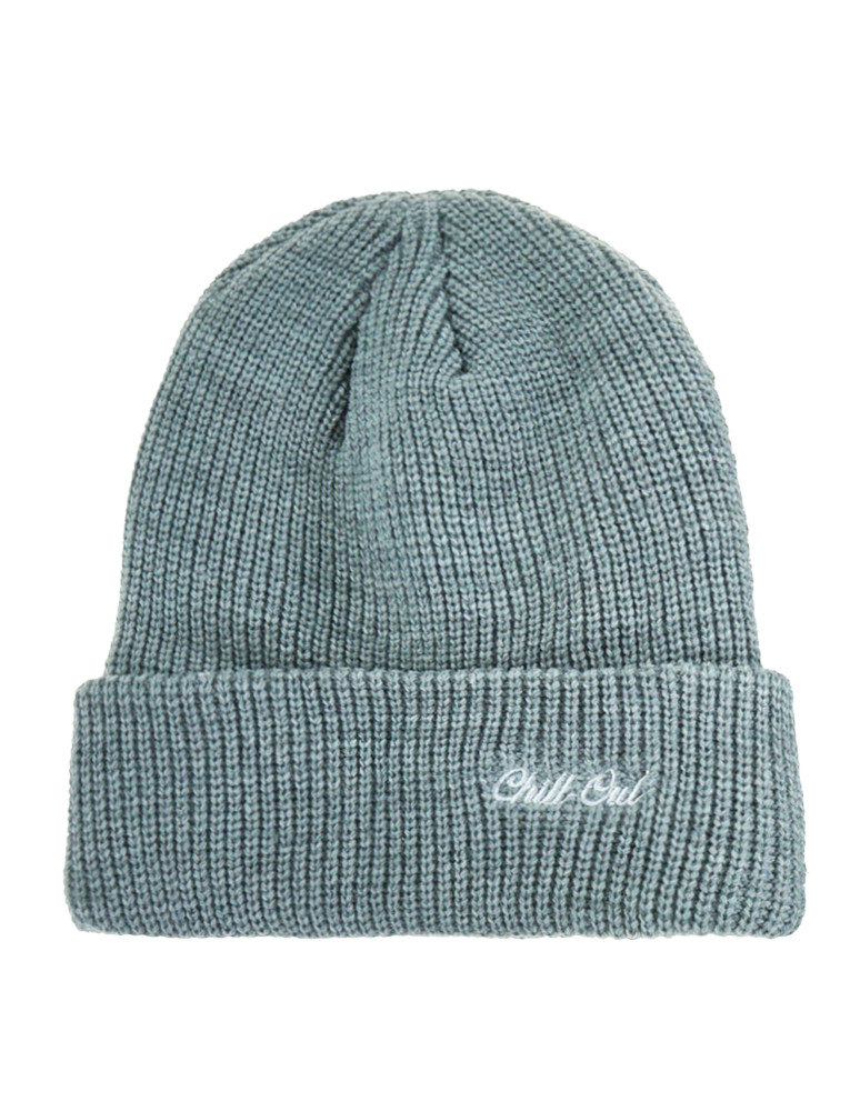 Zimowa czapka damska ocieplana typu beanie SZARY