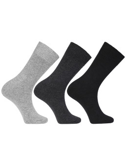 Męskie skarpety wełniane długie 3-pak