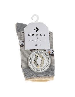 Skarpetki dziecięce nie do pary wzór zwierzątka i serca  - produkt 2