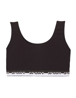 Biustonosz top miękki dla dziewczynki bawełniany 2-pak  - produkt 2