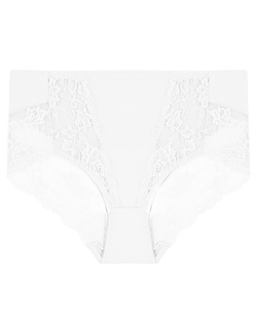 Figi - Damskie figi maxi bikini z koronkowym wykończeniem 4-pak WIELOKOLOROWY - produkt 6