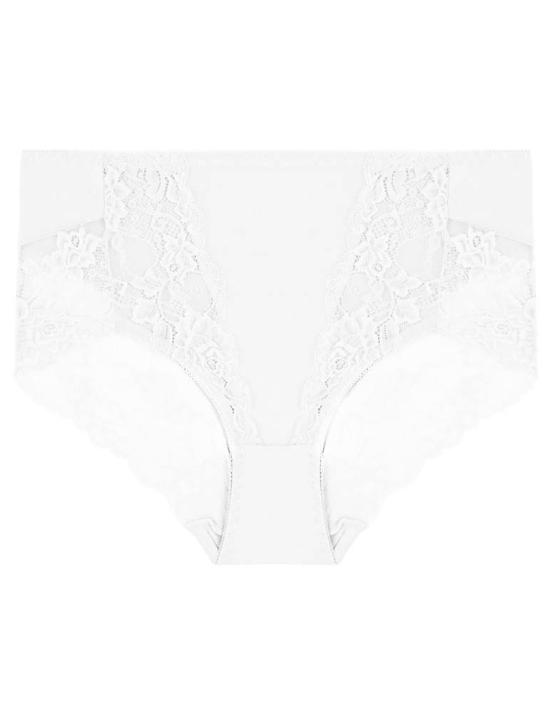 Figi - Damskie figi maxi bikini z koronkowym wykończeniem 4-pak WIELOKOLOROWY - produkt moraj.pl 6