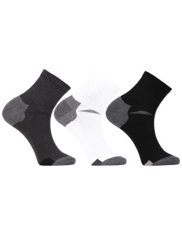 Męskie skarpetki za kostkę z elastycznym ściągaczem 3-pak