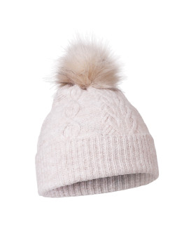 Czapka damska zimowa z pomponem