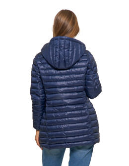 Kurtka damska puchowa przejściowa z kapturem - produkt 2