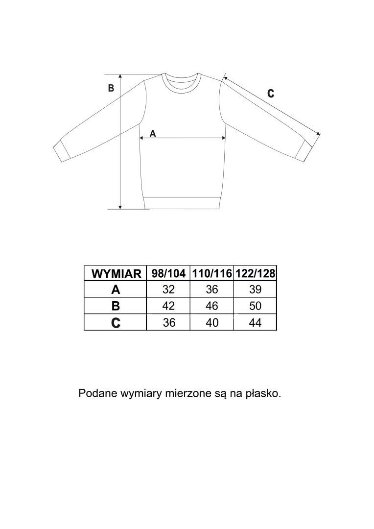 Bluza dziecięca wzór w renifery