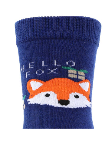 Skarpety - Skarpetki dziecięce długie w świąteczne zwierzątka 3-pak WIELOKOLOROWY - produkt 3