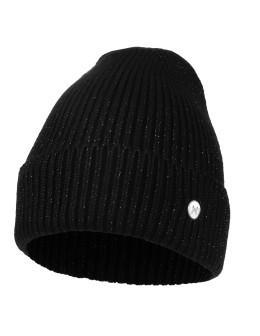 Czapka damska beanie dzianinowa elegancka