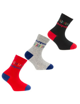 Dziecięce skarpety z napisem Świąteczne Skarpetki 3-pak