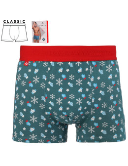 Bokserki męskie bawełniane w świąteczny wzór - produkt 2