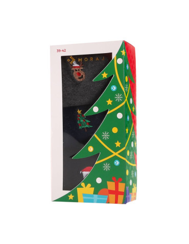 Prezentowy zestaw świątecznych skarpetek męskich 3 pary  - produkt 2