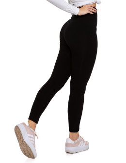 Damskie legginsy ocieplane bezszwowe z wiskozą  - produkt 2
