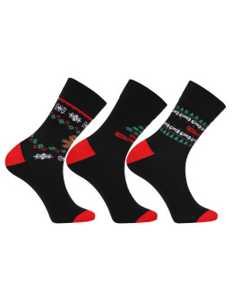 Skarpetki długie męskie świąteczne bawełniane 3-pak  - produkt 2