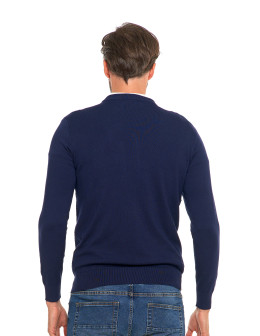 Męski sweter klasyczny z wiskozy elegancki  - produkt 2