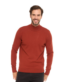 Męski sweter klasyczny z golfem