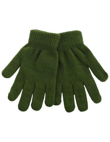 Kategorie produktów - Rękawiczki klasyczne dla dzieci 16 cm akrylowe ZIELONY - produkt 1