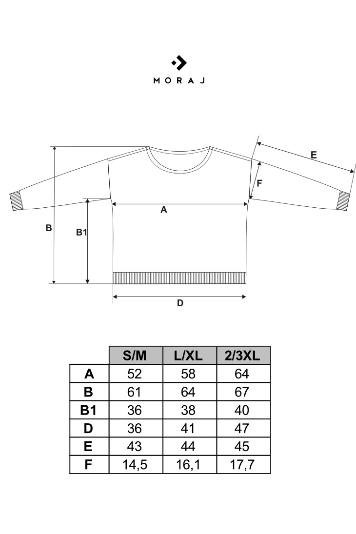 Damski sweter z metaliczną nitka i długim rękawem