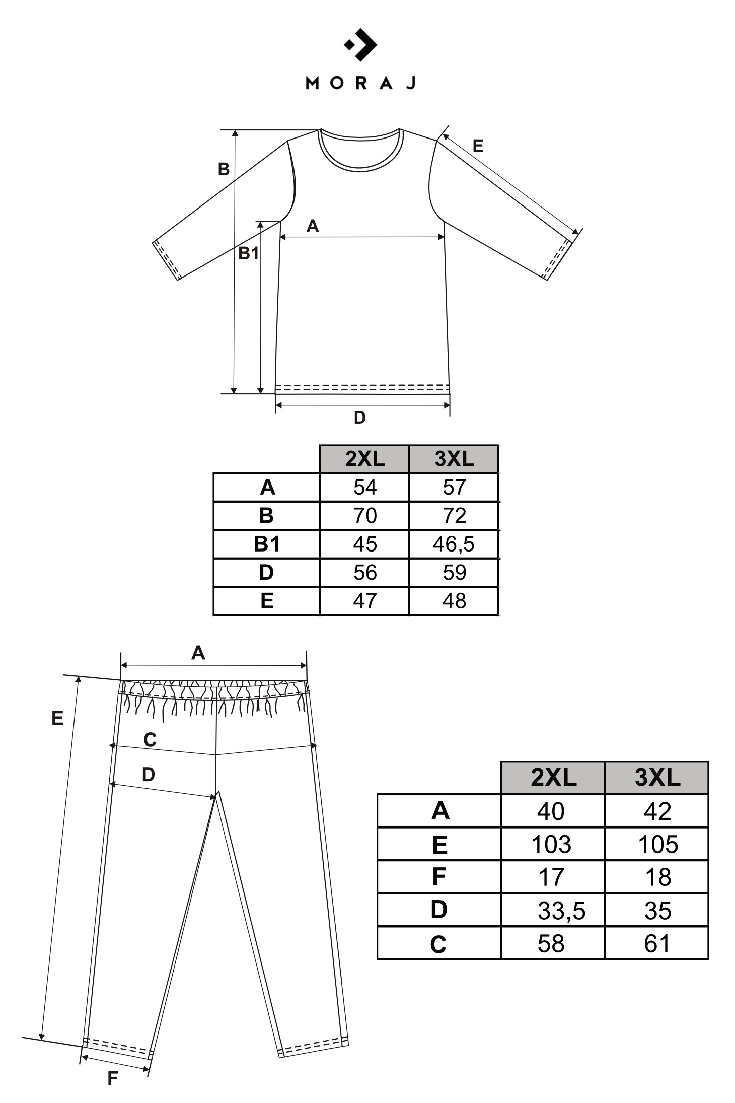 Piżama damska z rękawem 3/4 kwiatowy wzór Plus Size