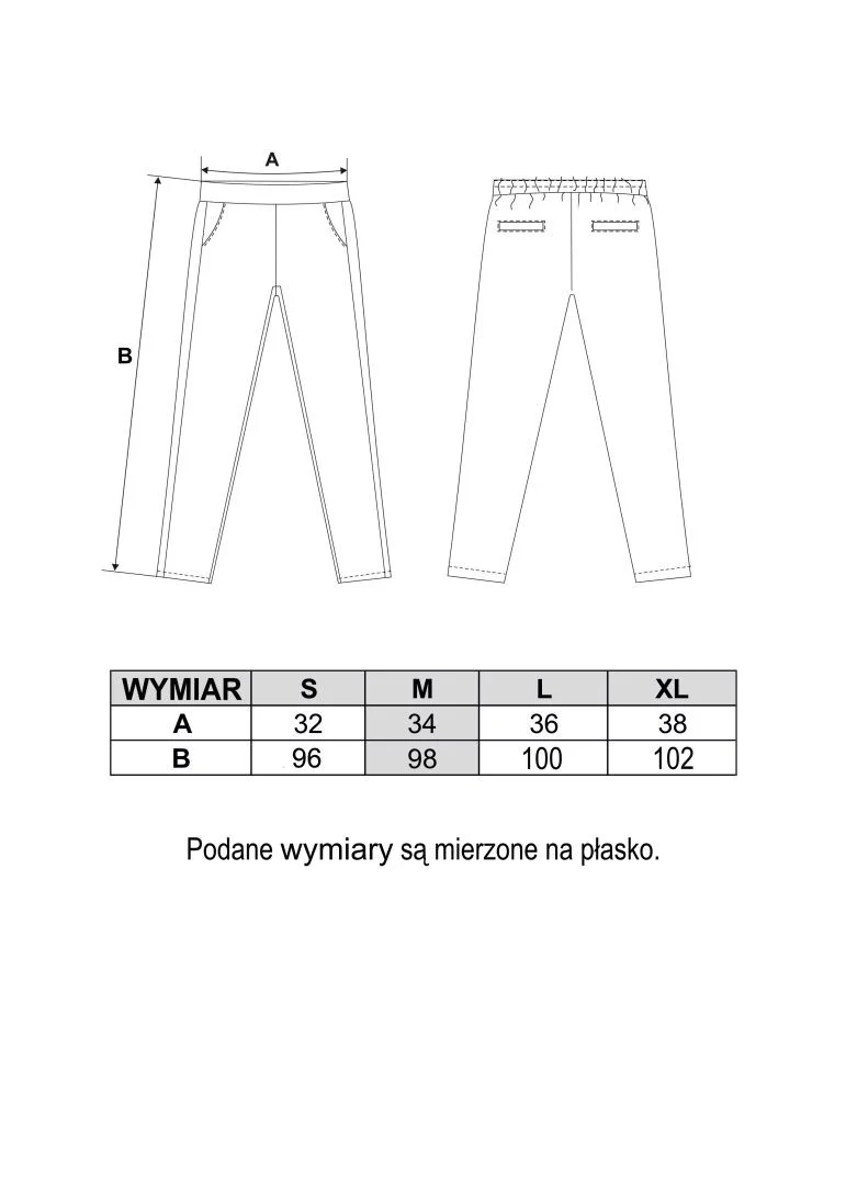 Spodnie damskie eleganckie z prostą nogawką