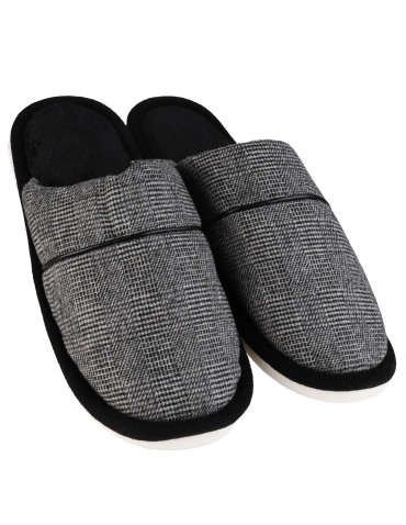 Kapcie - Męskie kapcie domowe CZARNY - produkt 2