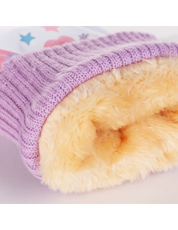 Dziecięce zimowe rękawiczki z motywem jednorożca - produkt 2