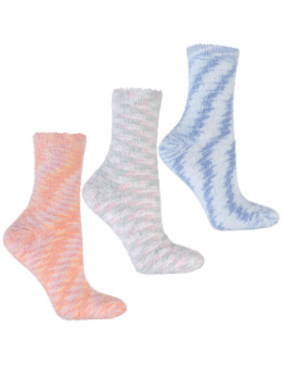 Ciepłe skarpetki damskie długie 3-pak