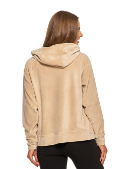 Damska welurowa bluza z kapturem  - produkt 2